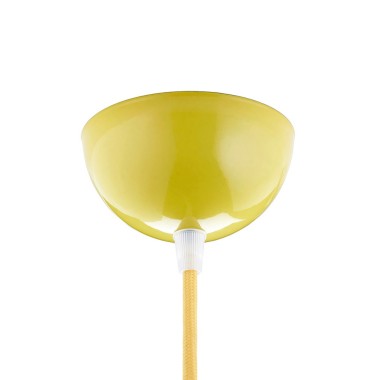 Rosone coprifili per lampadario a coppa in metallo giallo