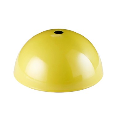 Rosone coprifili per lampadario a coppa in metallo giallo