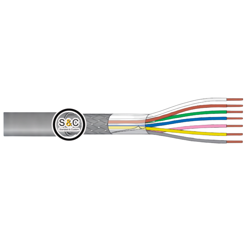 Cavo Schermato LiYCY 16X0,22 colore Grigio