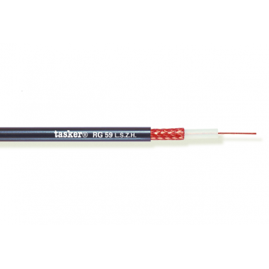 Cavo Coassiale tasker® RG 59 PUR 75 Ω | Resistente a UV e Oli