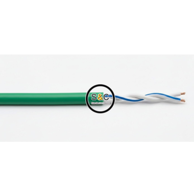 Cavo Videocitofonico VCT121 verde 1x2x1 mmq | Interno ed Esterno CPR Eca