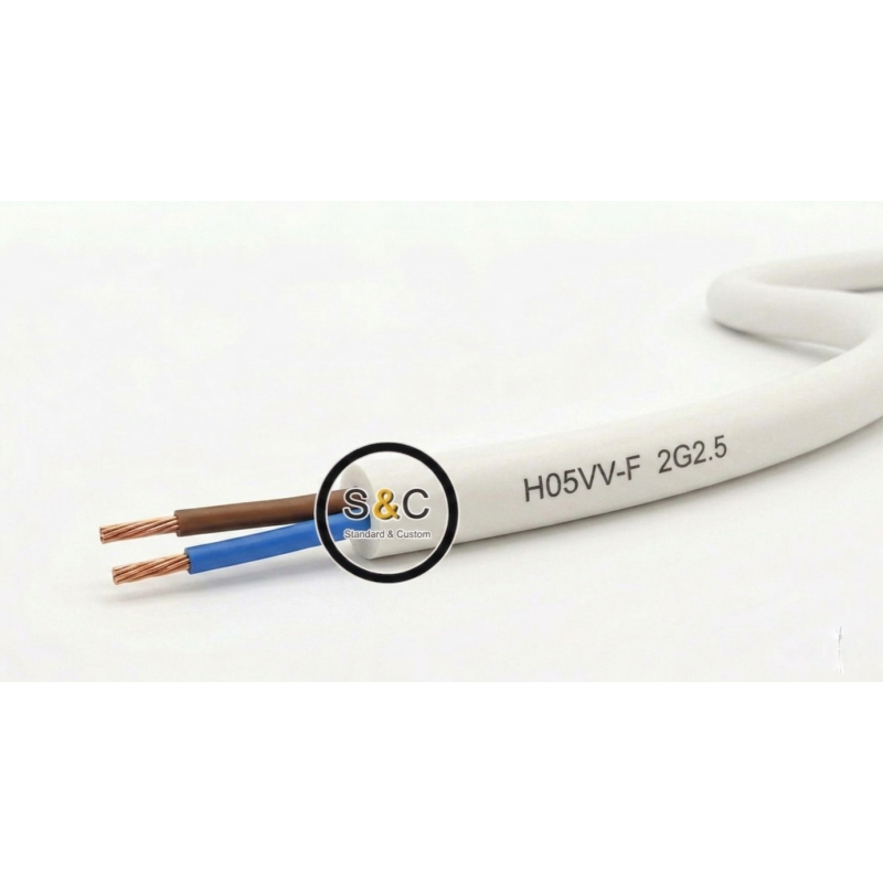 Cavo H05VV-F flessibile multipolare PVC CPR Eca | Standard & Custom